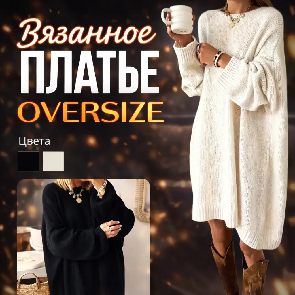 Женское платье оверсайз "Briddy"