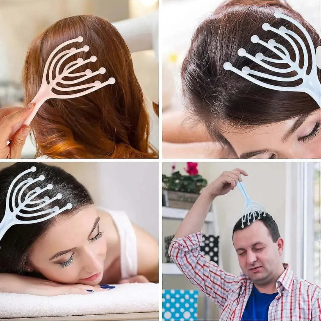 Массажная расческа для головы и тела