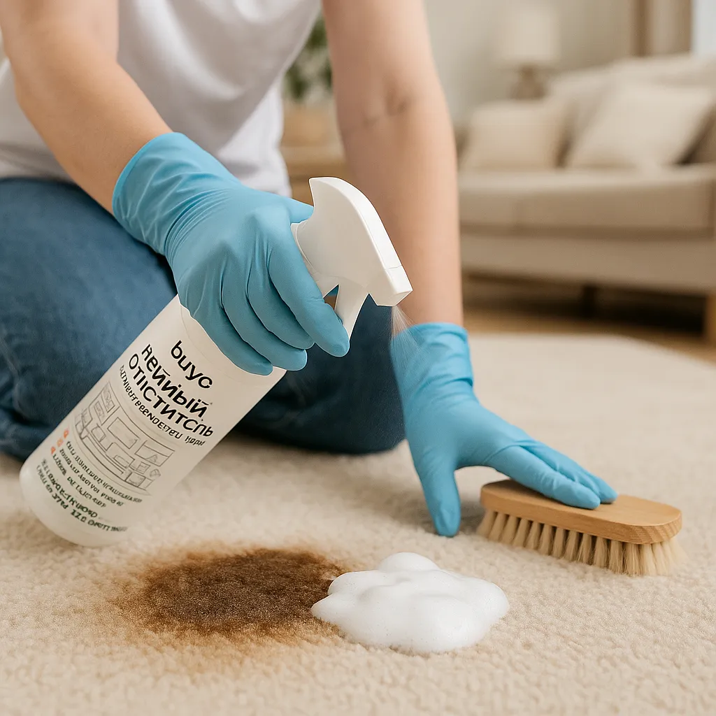 Пенный очиститель для текстиля