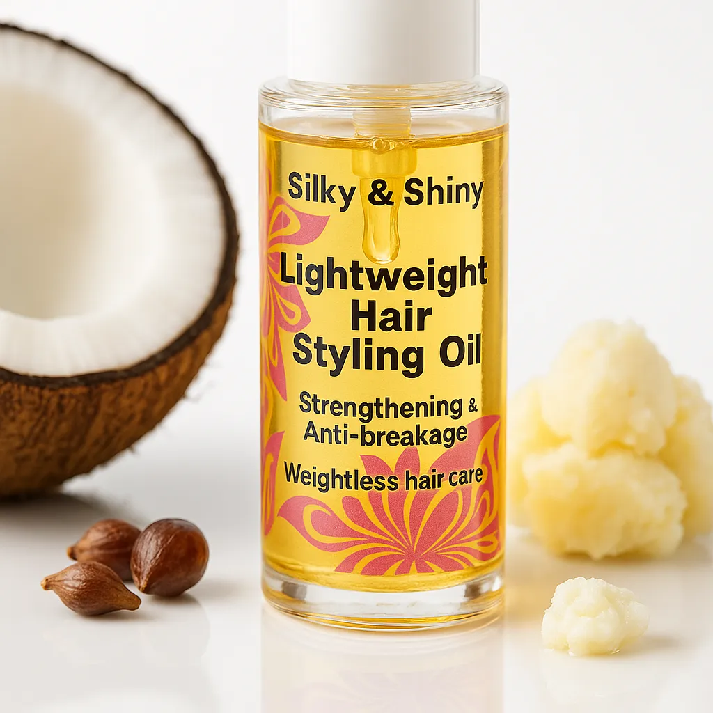 Лёгкое масло для укладки волос