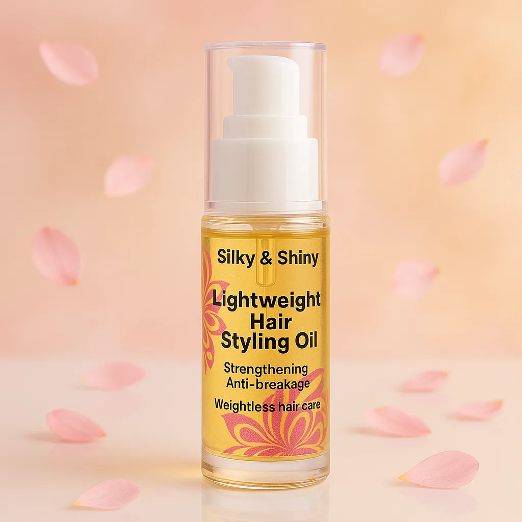 Лёгкое масло для укладки волос