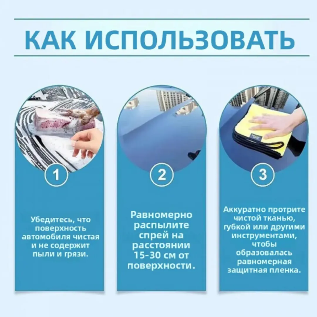 Спрей для автомобильного покрытия