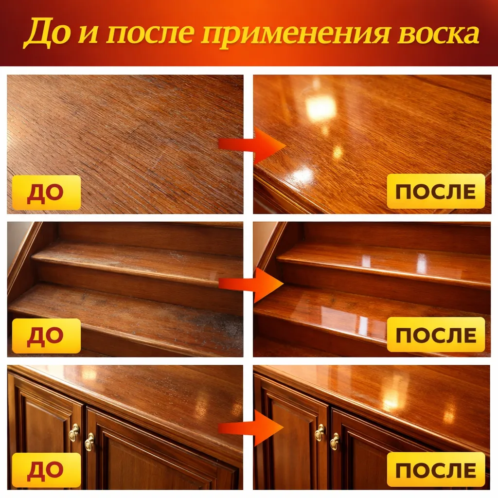 Бутылка полирующего воска для дерева Beeswax