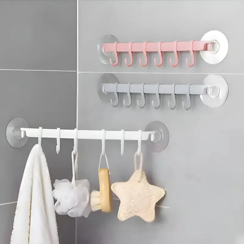 Вешалка на присосках 2шт