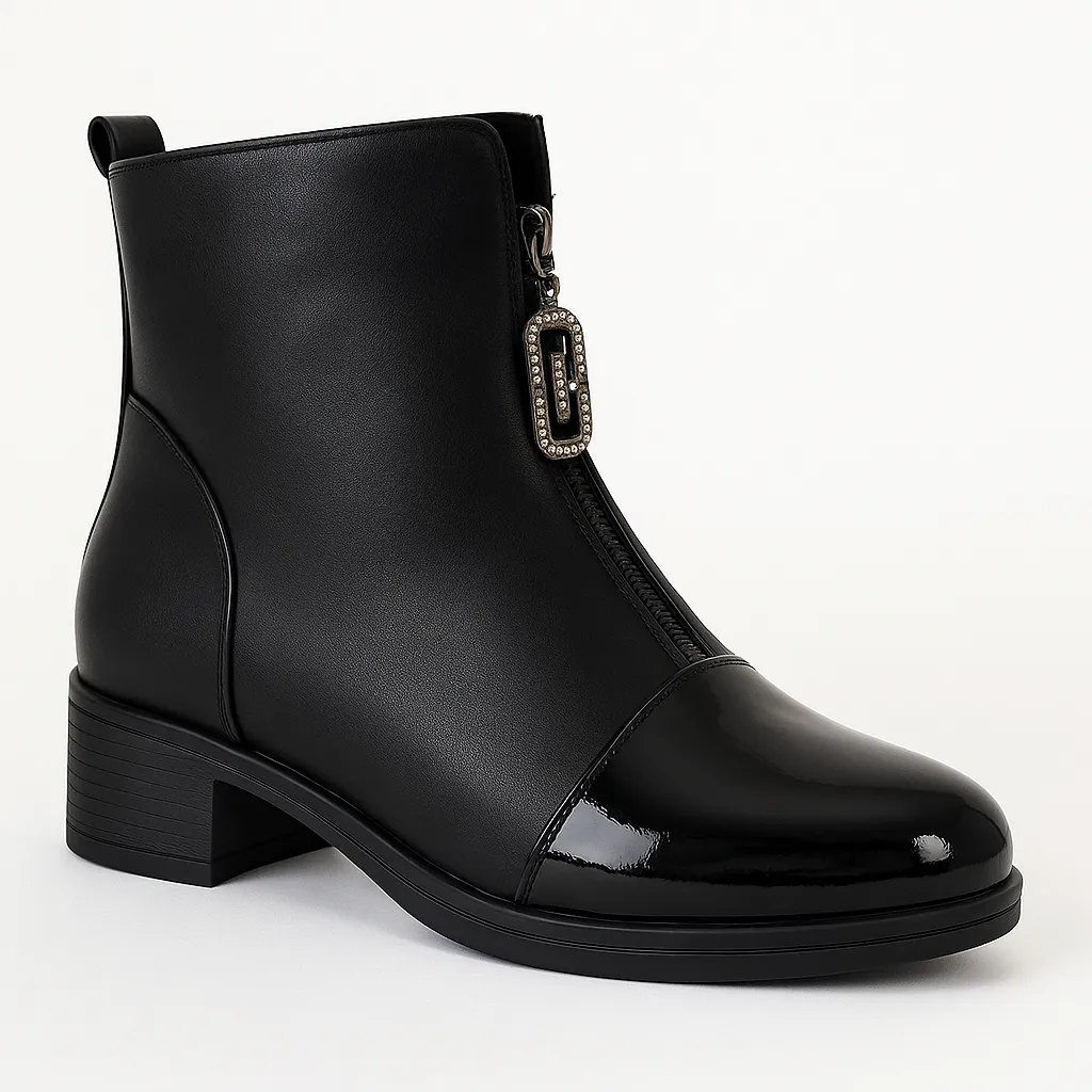 Тёплые женские ботинки на меху