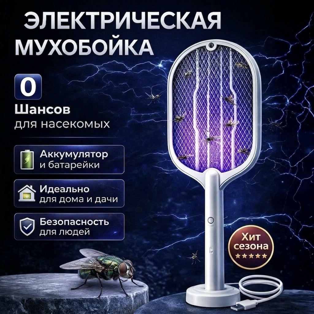 Мухобойка для комаров 