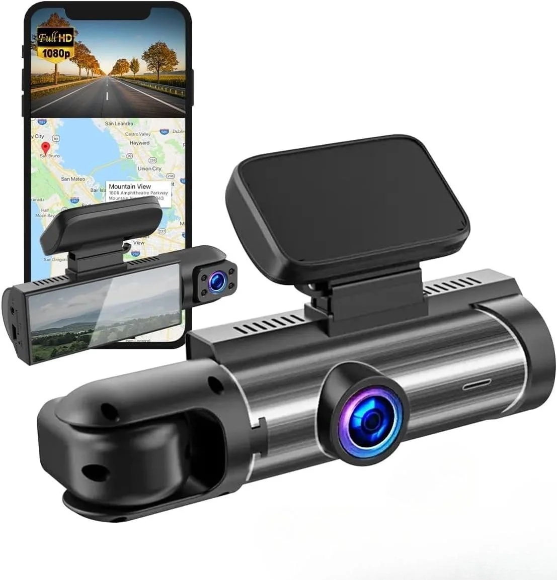 Видеорегистратор с двумя камерами