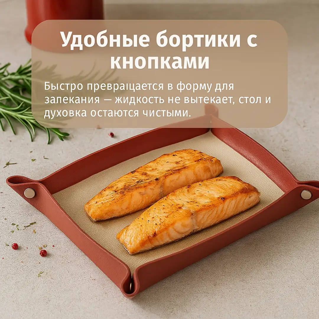 Удобные бортики с кнопками