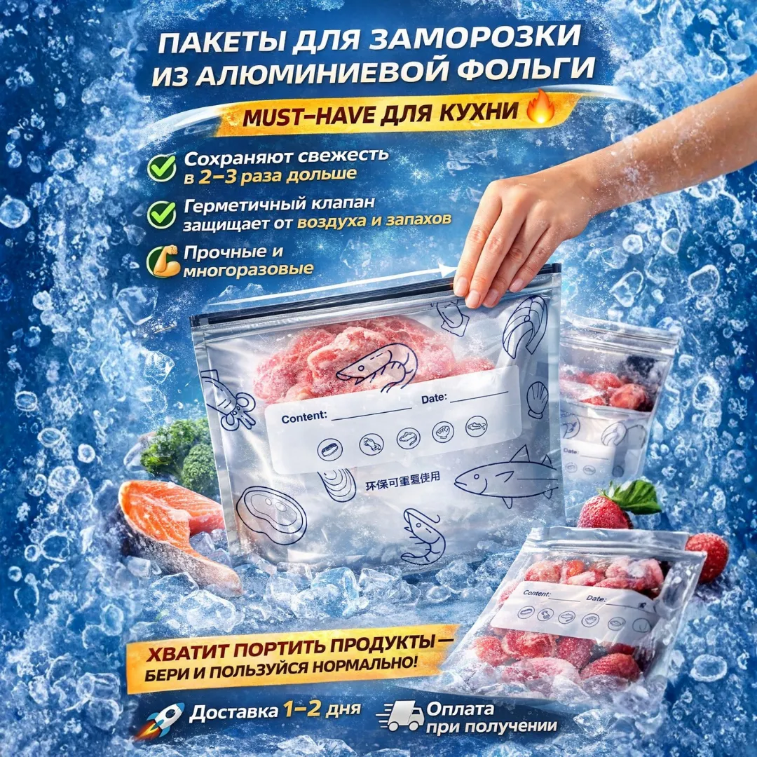 Пакеты для морозильной камеры