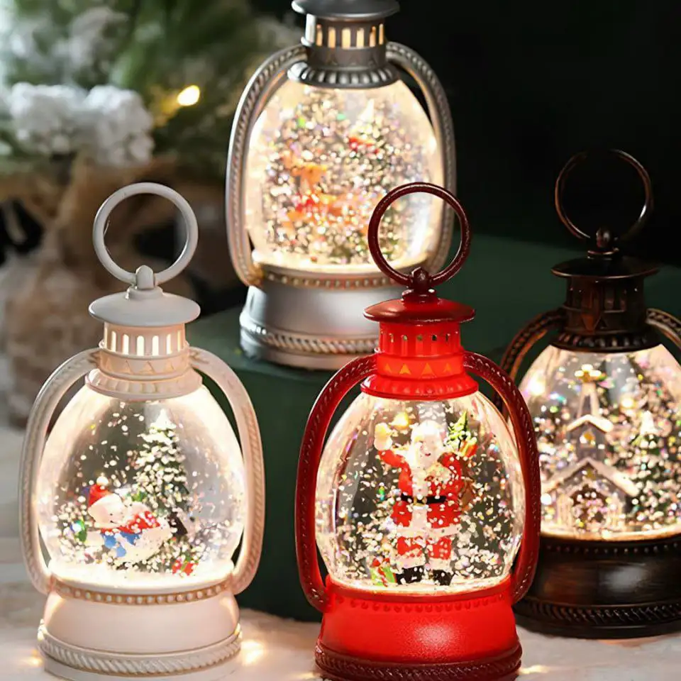 Новогодний снежный шар