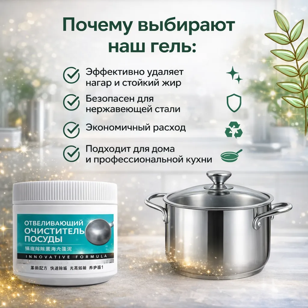 Отбеливающий очиститель посуды