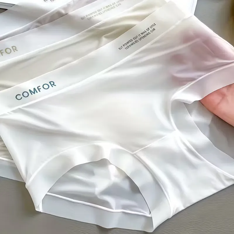 Ультратонкие женские трусики-невидимки в наборе из 3 штук