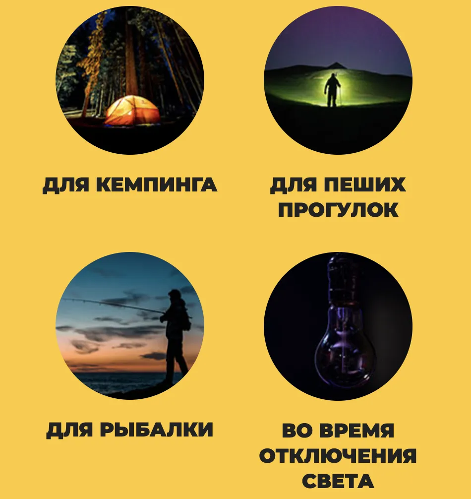 Мощный фонарь-лампа на аккумуляторе