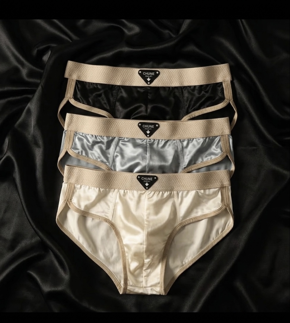 Набор мужских трусов-слипов со средней посадкой (3 шт.)