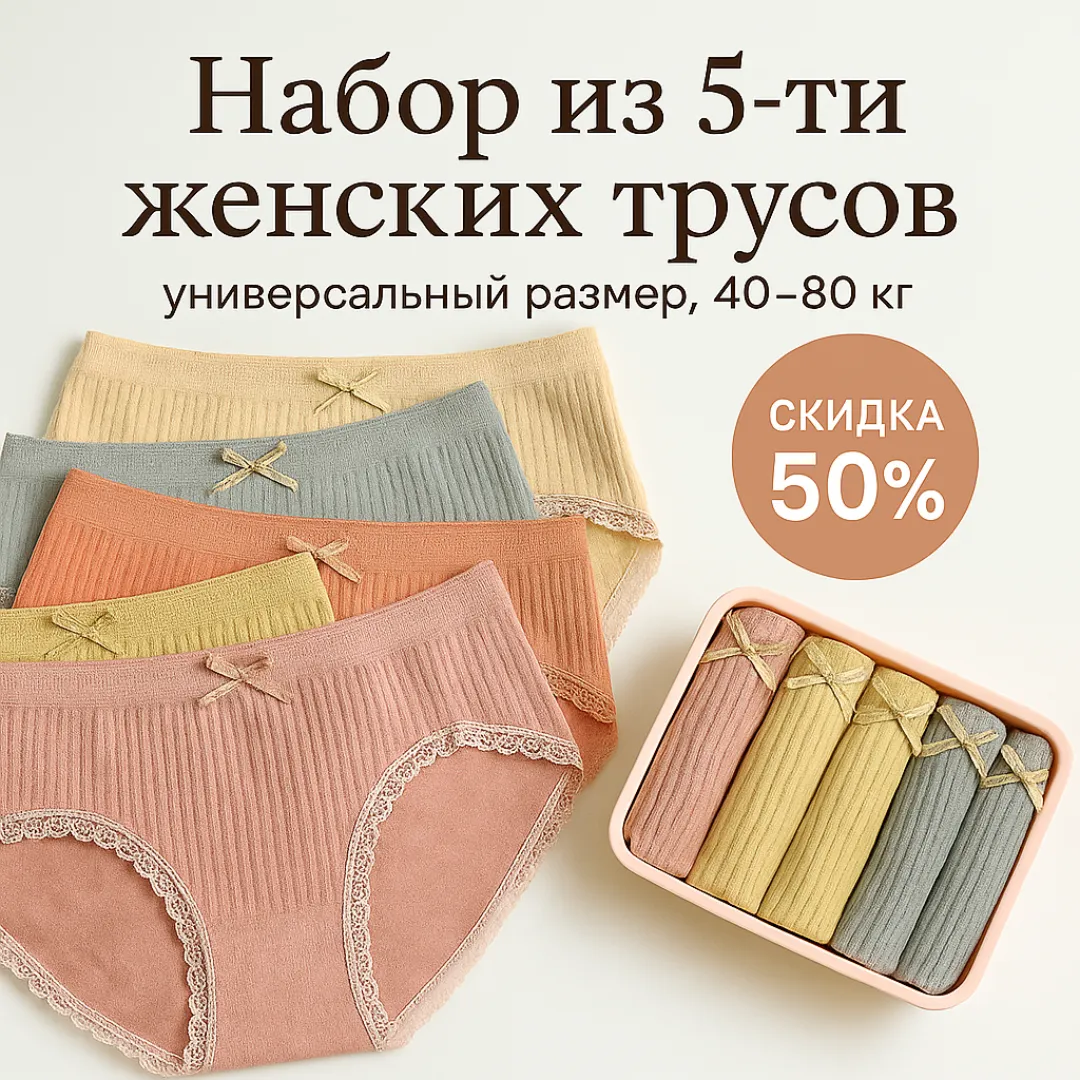 набор женских трусов