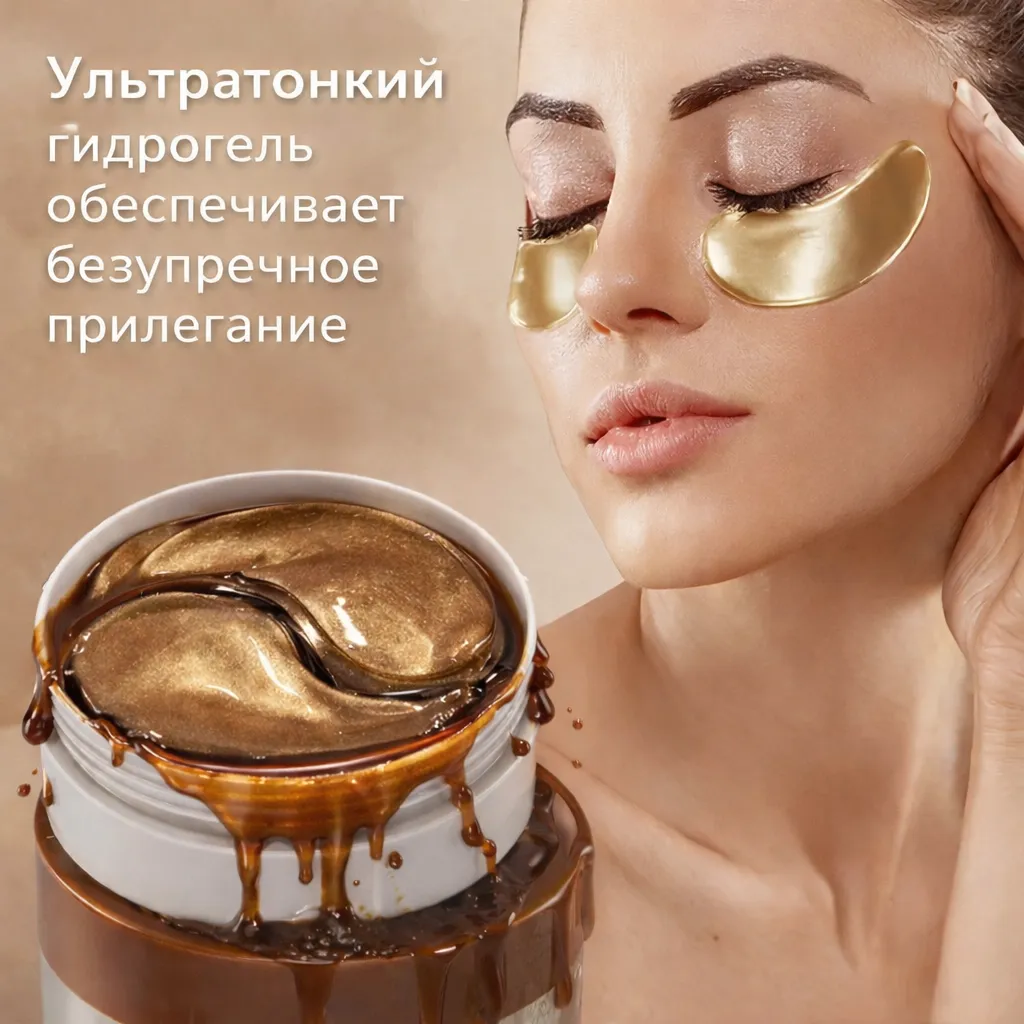 Кофеиновые патчи для глаз против отеков и темных кругов