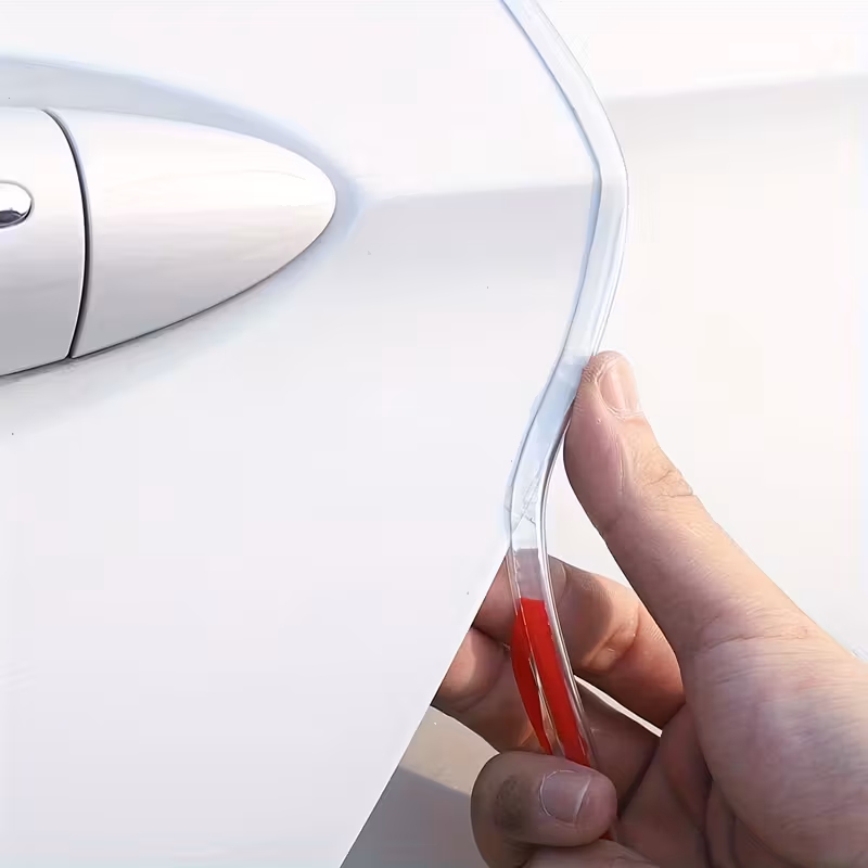 Защита на кромку двери автомобиля прозрачная 5 метров