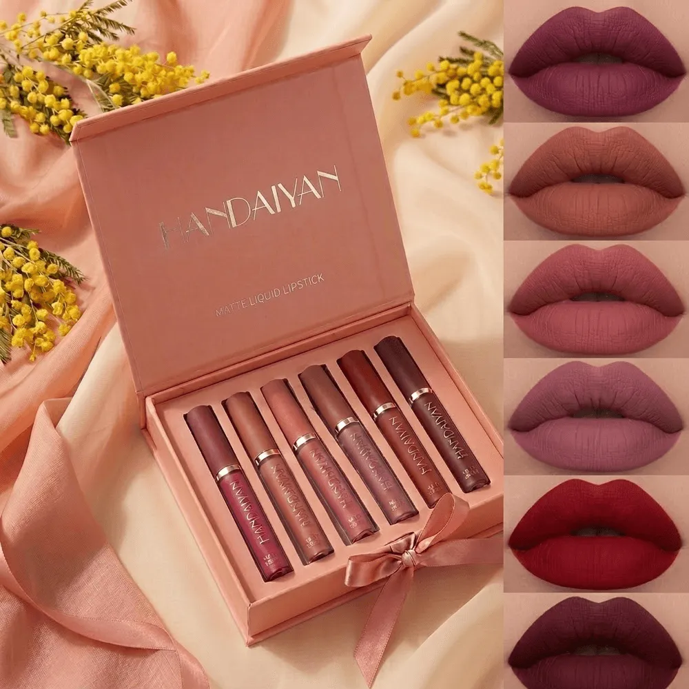 Набор стойких жидких помад