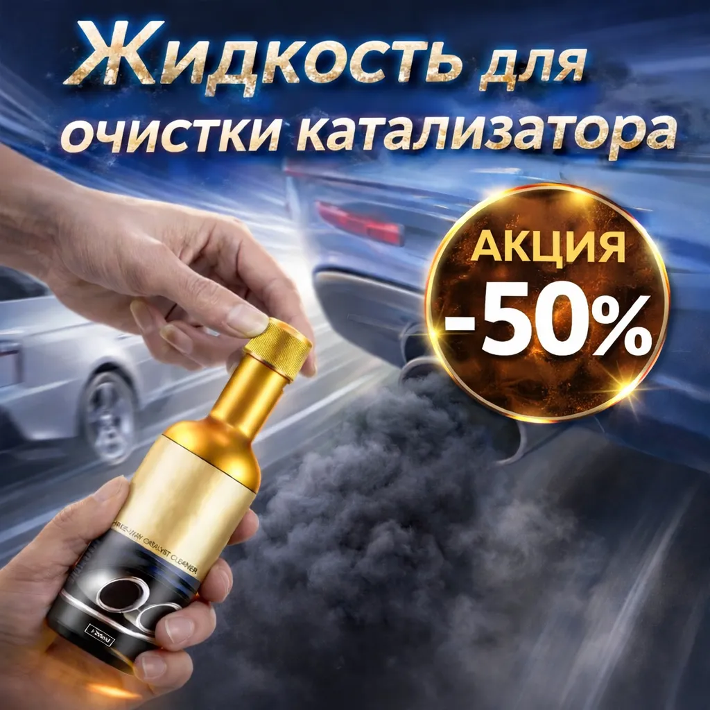 Жидкость для очистки катализатора — до и после использования