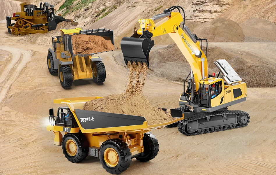 Cтроительные машины на радиоуправлении PowerCrew