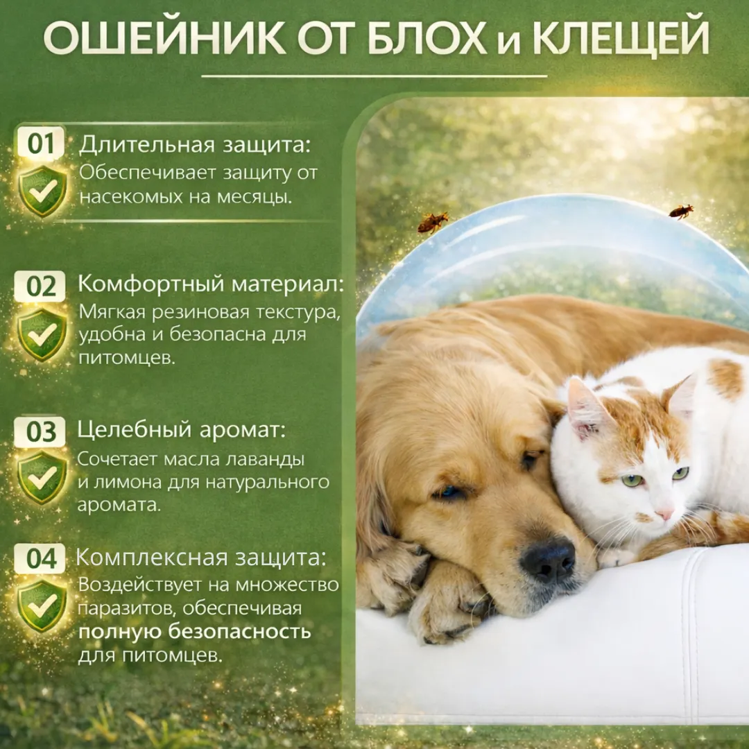 ошейник для собак и кошек