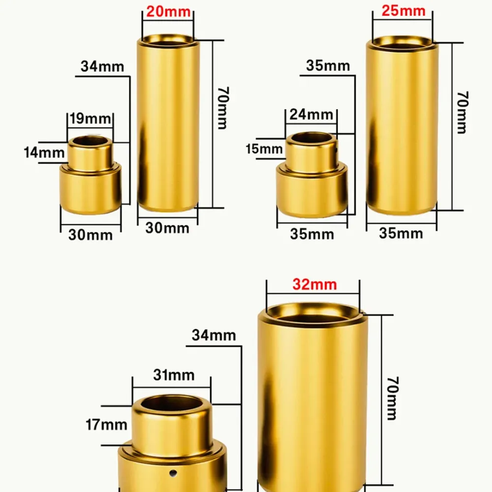 Удлинённые насадки для сварки пластиковых труб