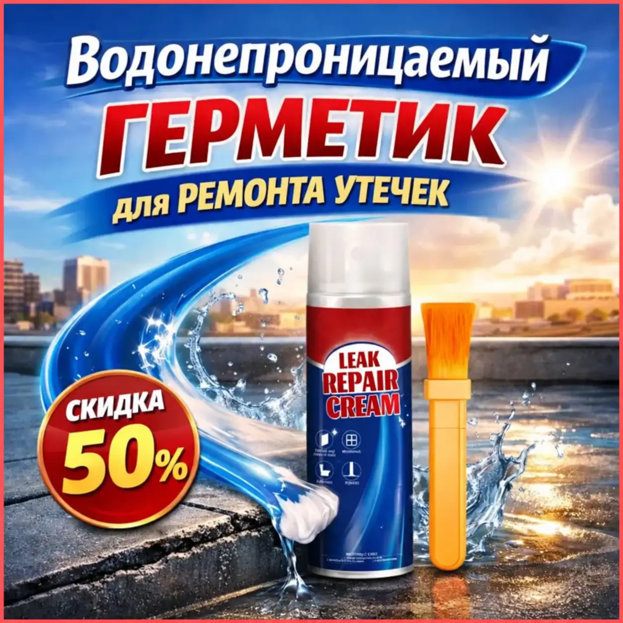 Водонепроницаемый герметик для ремонта утечек