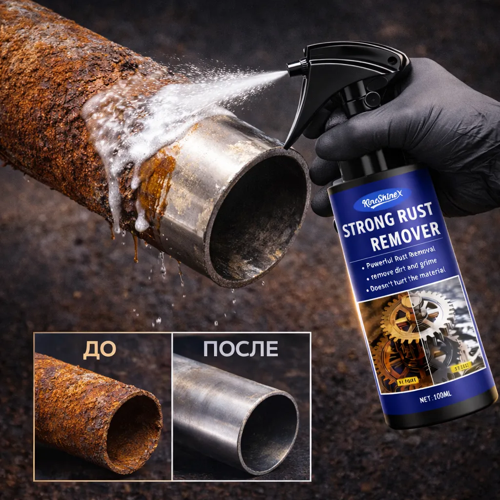 Спрей от коррозии Strong Rust Remover для очистки ржавчины с металла