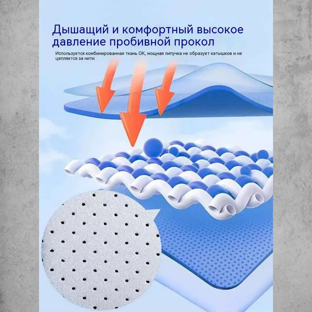 Prujinali ramka va nafas oluvchi mato bilan jihozlangan mexanik tizza prokladkalari