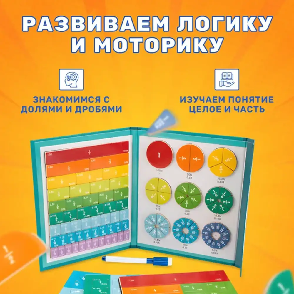 Внутри собраны наглядные задания