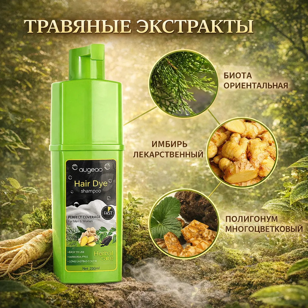 Шампунь от седины — шампунь-краска для волос с эффектом закрашивания седины