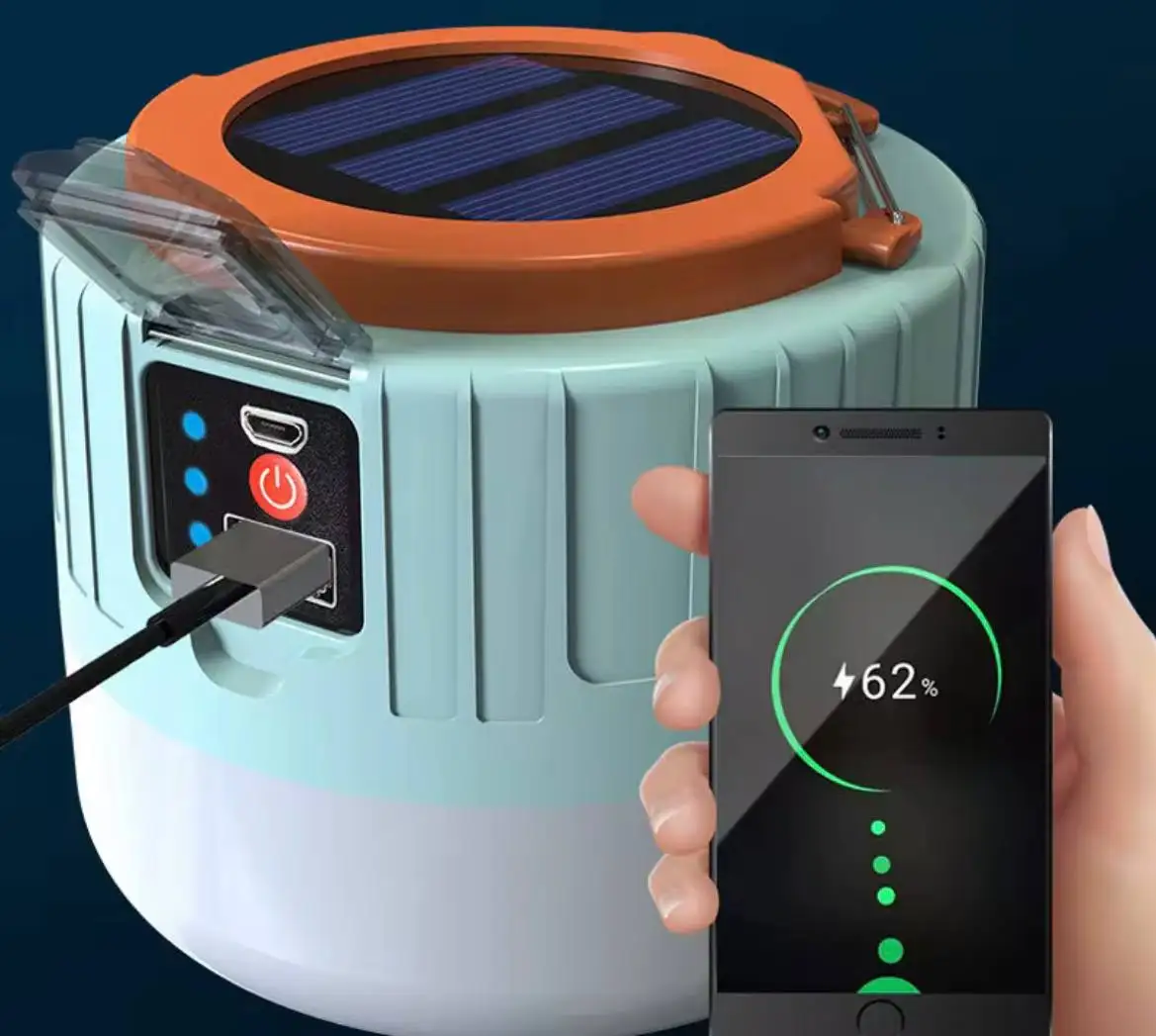 Солнечный фонарь для кемпинга