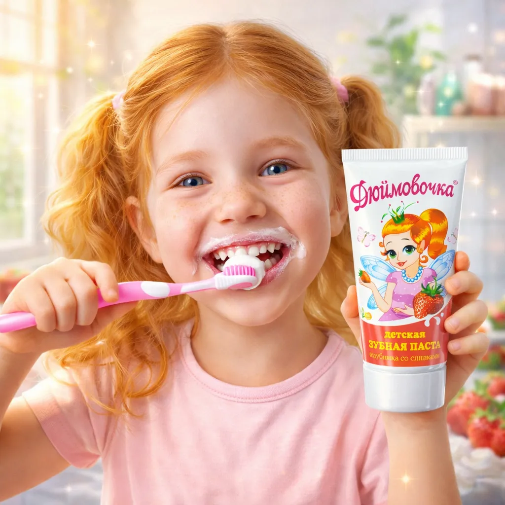 Детская зубная паста для ежедневной защиты и ухода за зубами