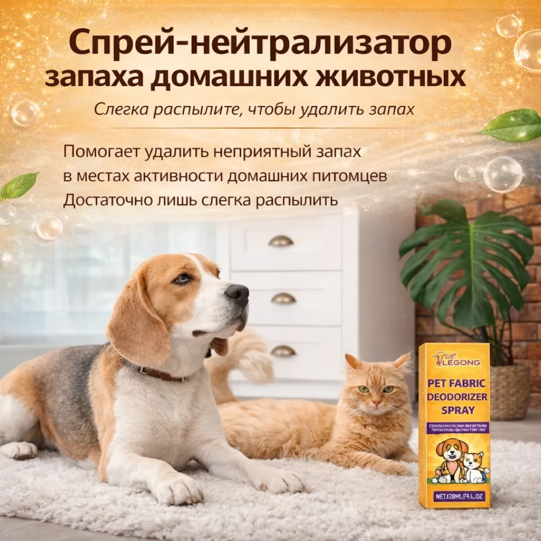 спрей от запаха животных