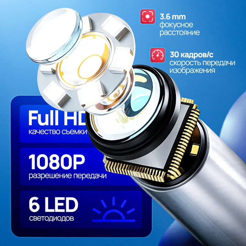 Устройство для удаления ушной серы со встроенной камерой