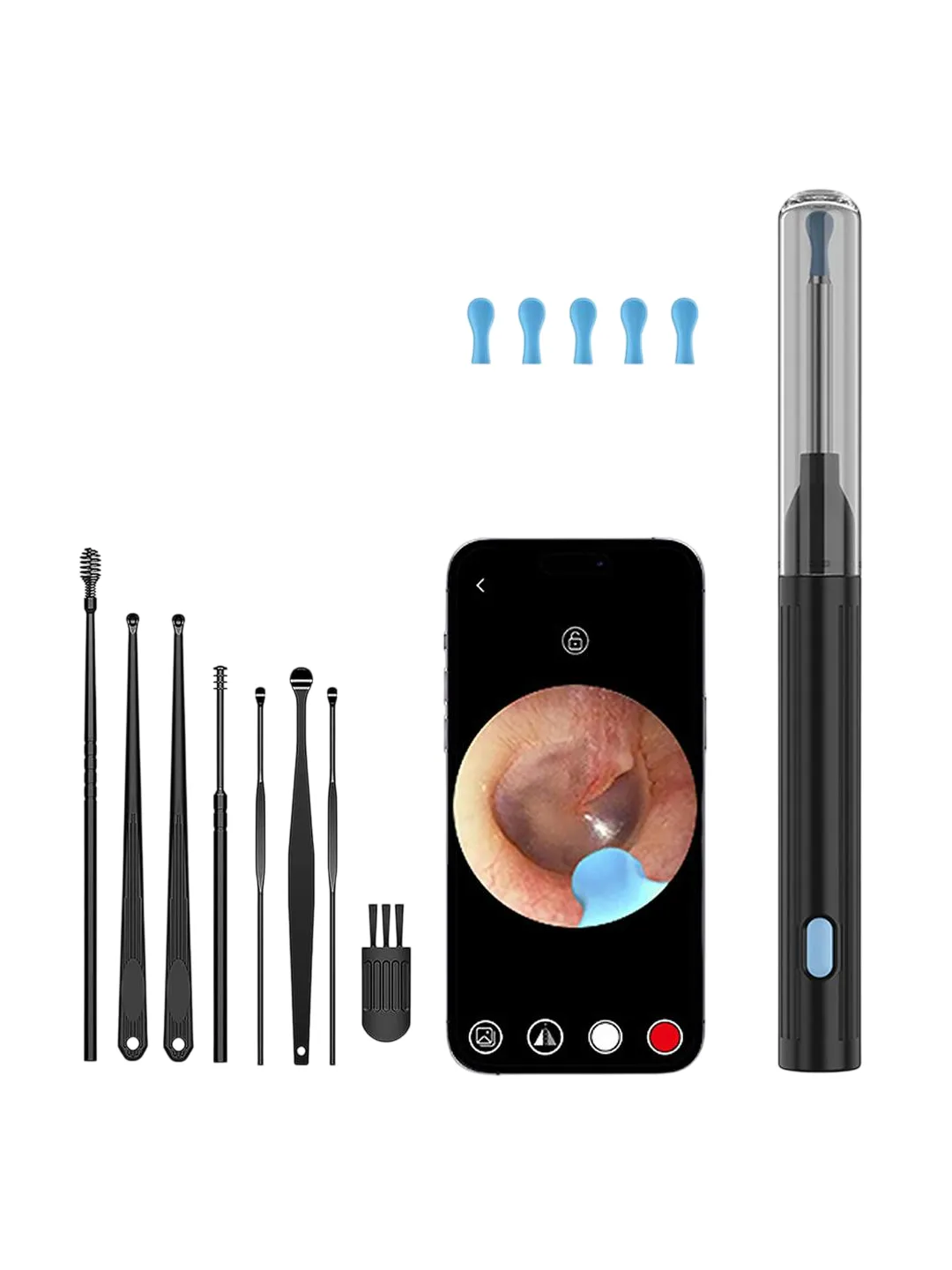 Устройство для удаления ушной серы со встроенной камерой