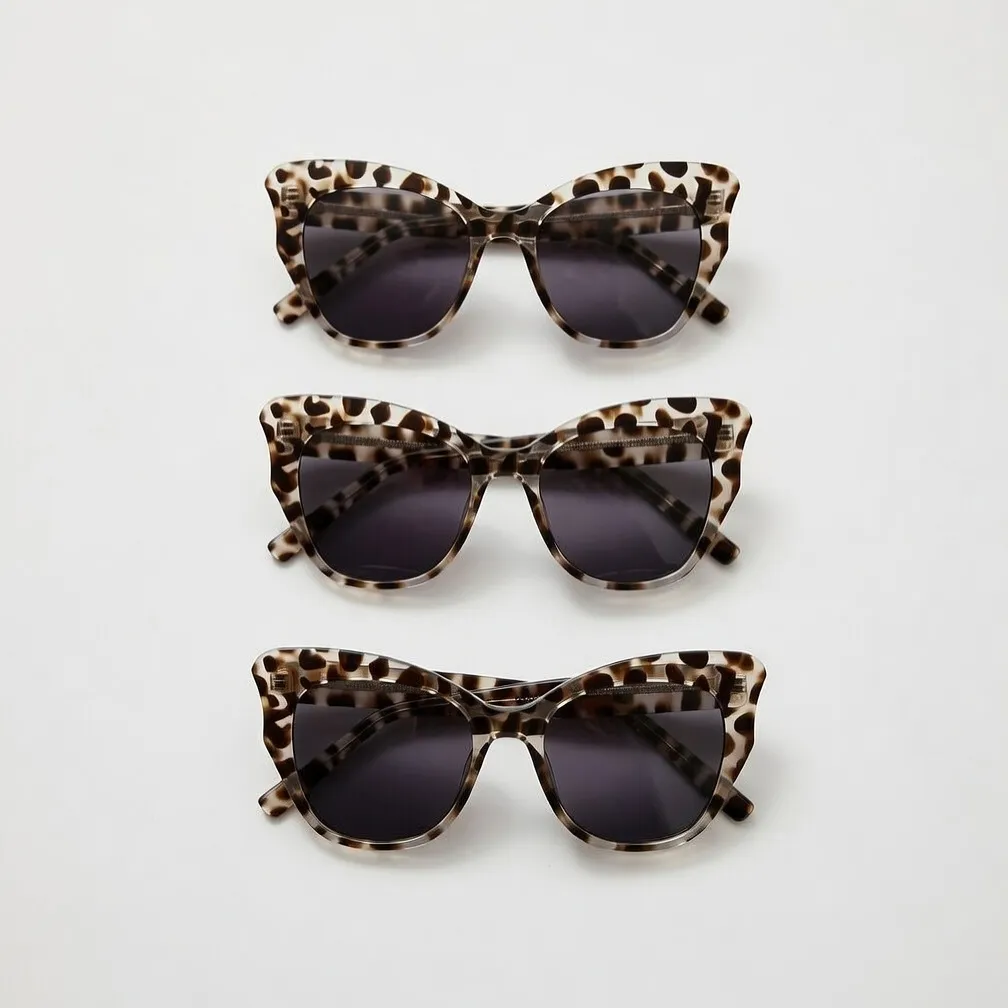 солнцезащитные очки кошачий глаз