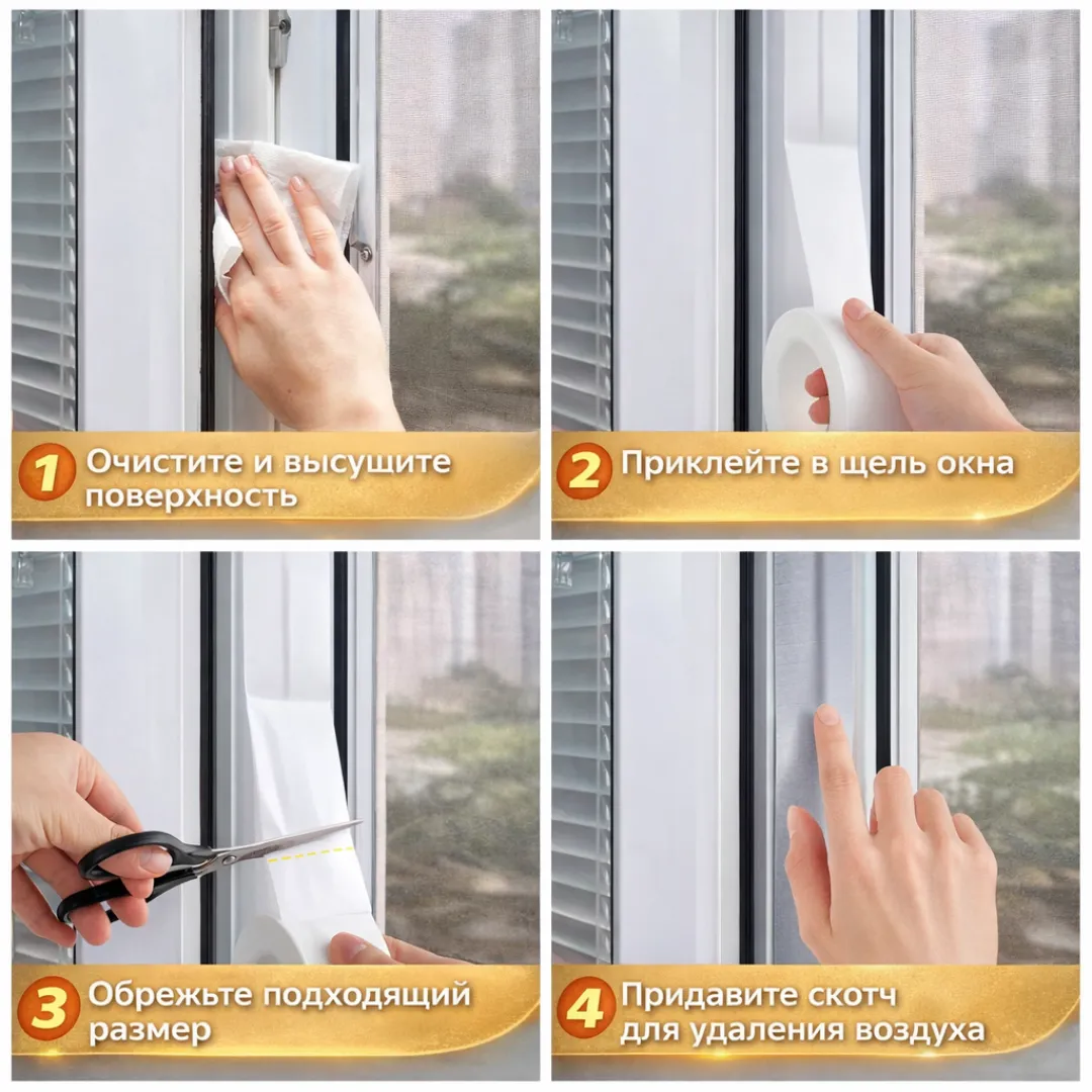 скотч для окон от ветра