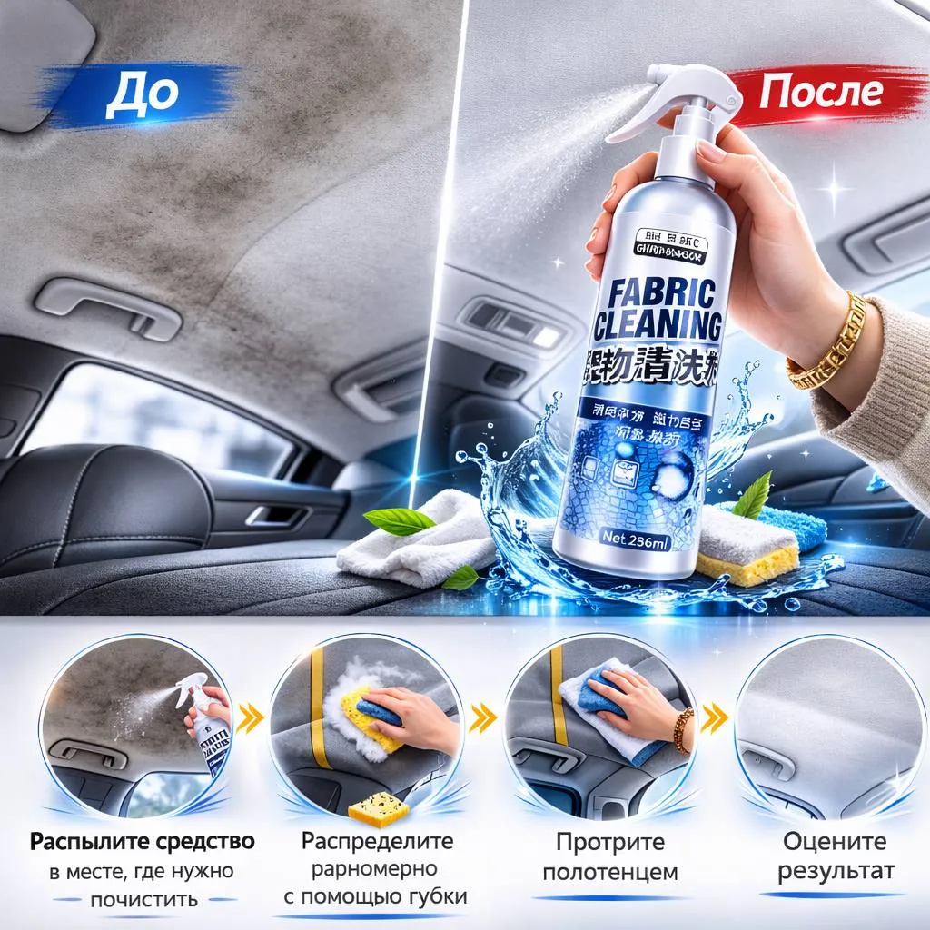 Спрей для чистки автомобильного салона Fabric Cleaning