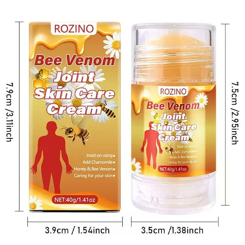 Крем для суставов с пчелиным ядом в стике