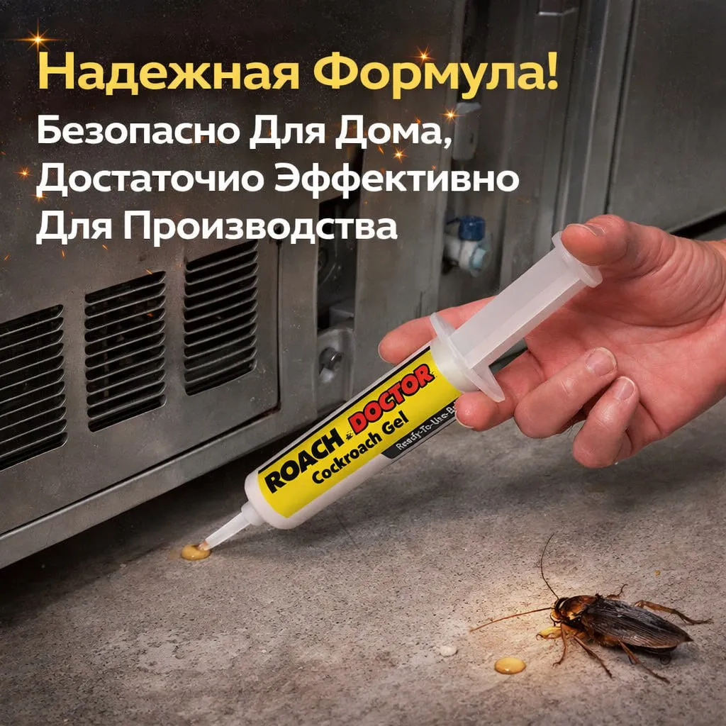 Гель от тараканов в шприце-аппликаторе