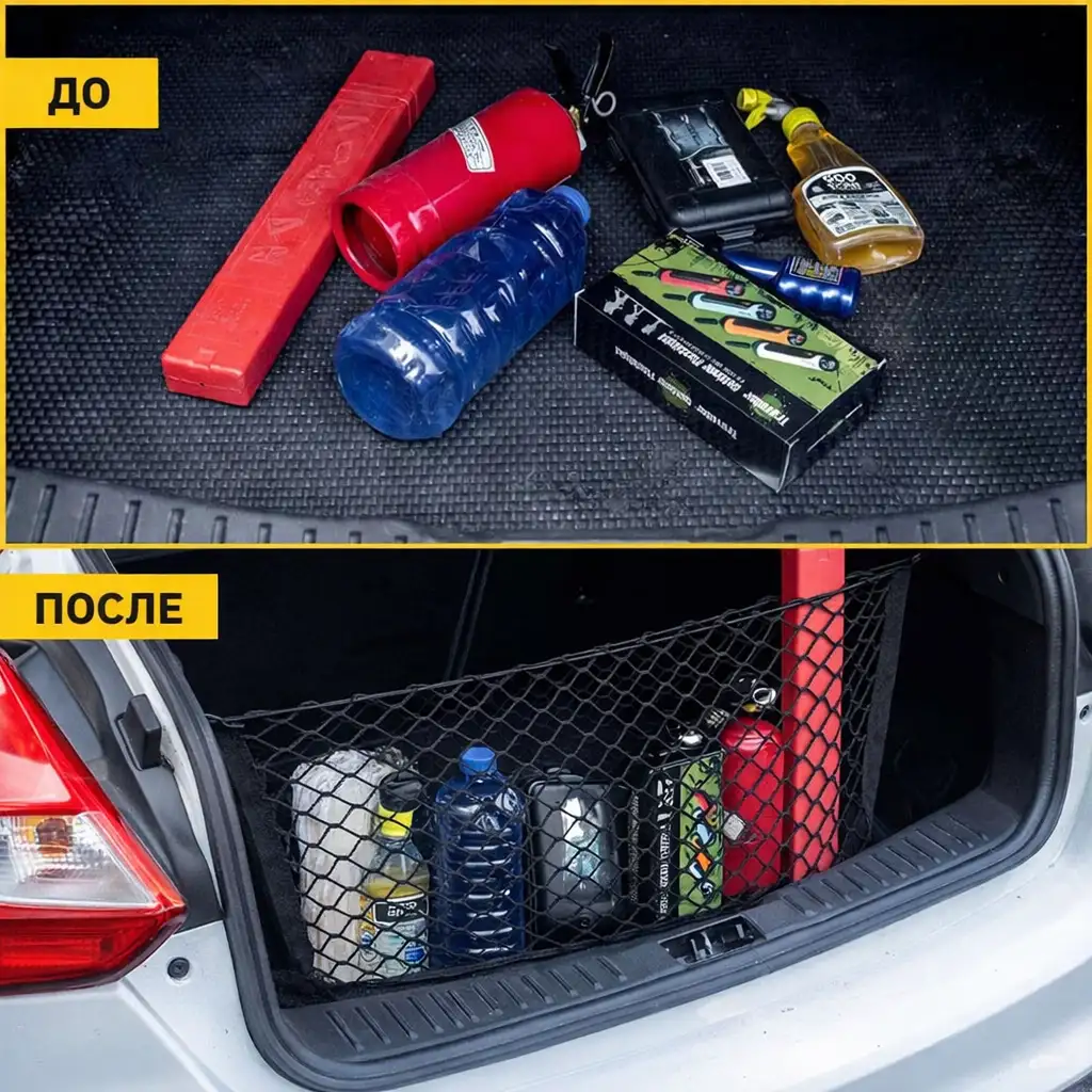 Порядок и аккуратный багажник