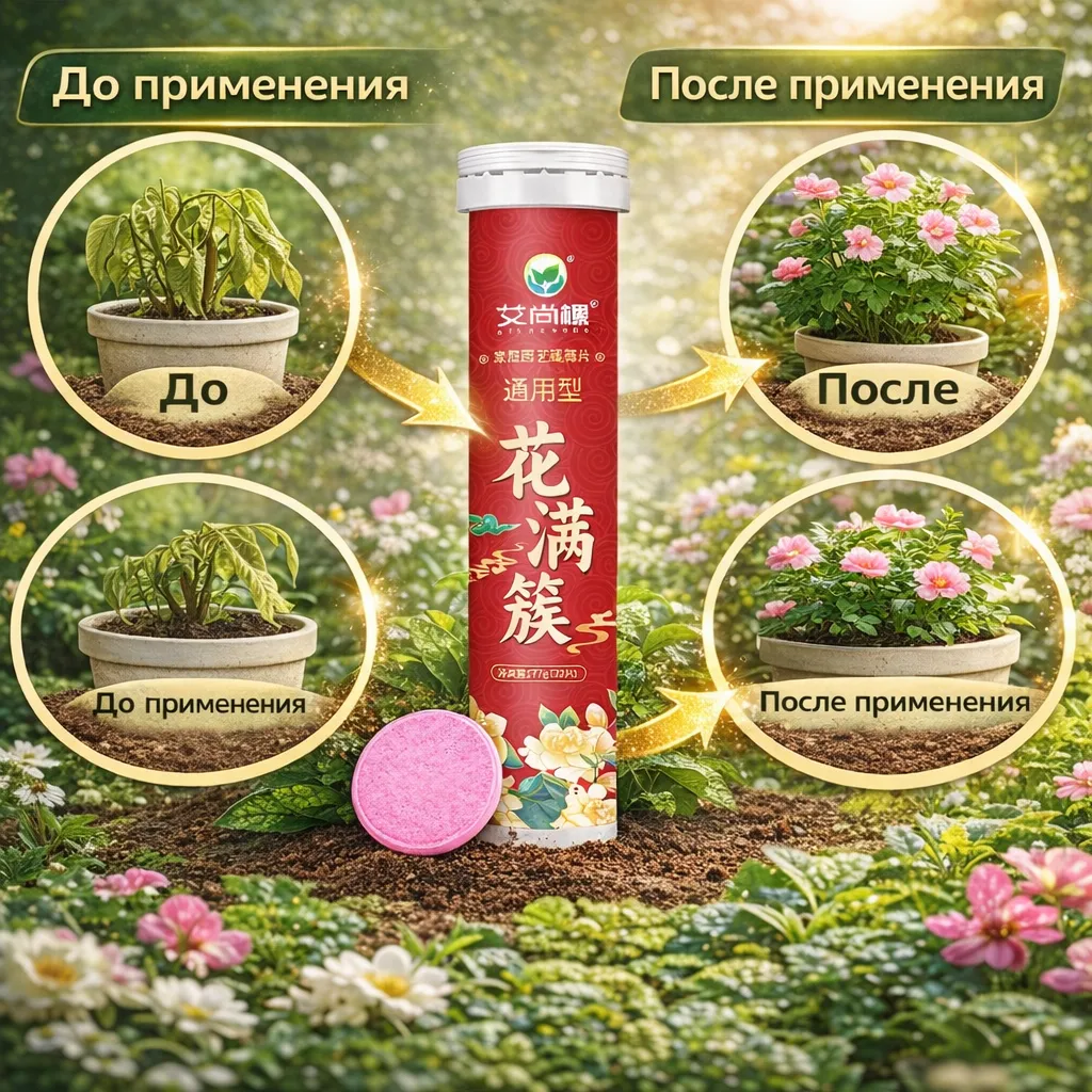 Таблетки для питания растений удобрение в таблетках 1 упаковка 22 шт