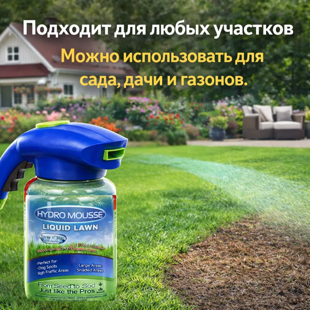 жидкий газон