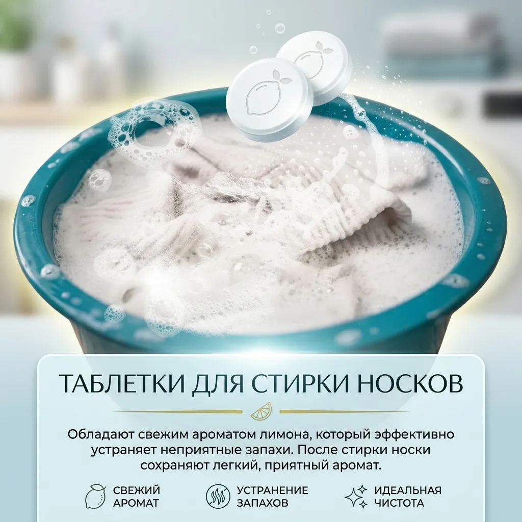 таблетки для стирки носков