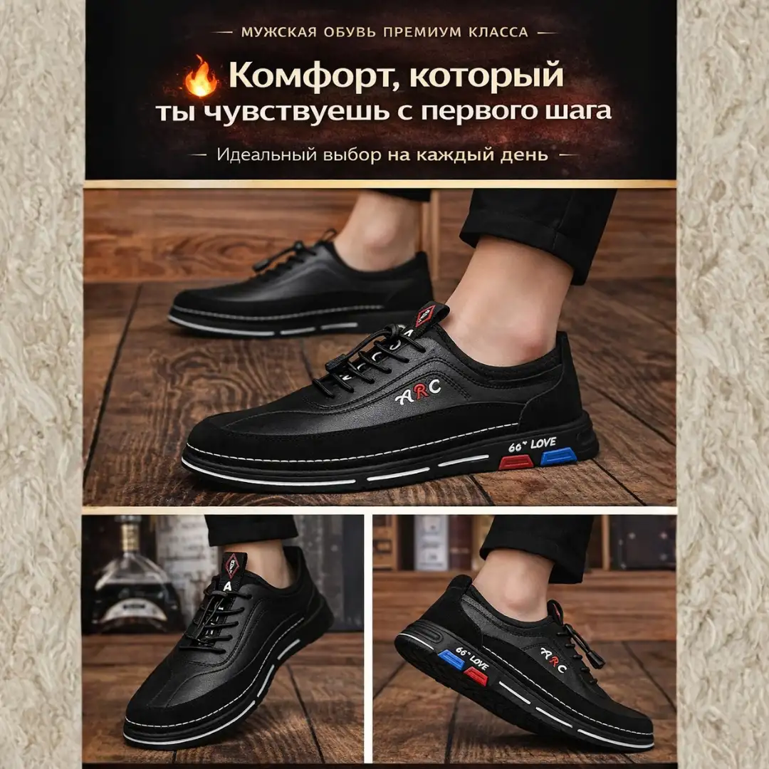 Мужские кроссовки — комфорт с первого шага
