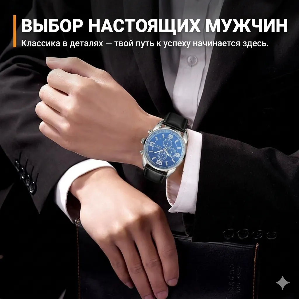 подарочный набор: часы и кошелек