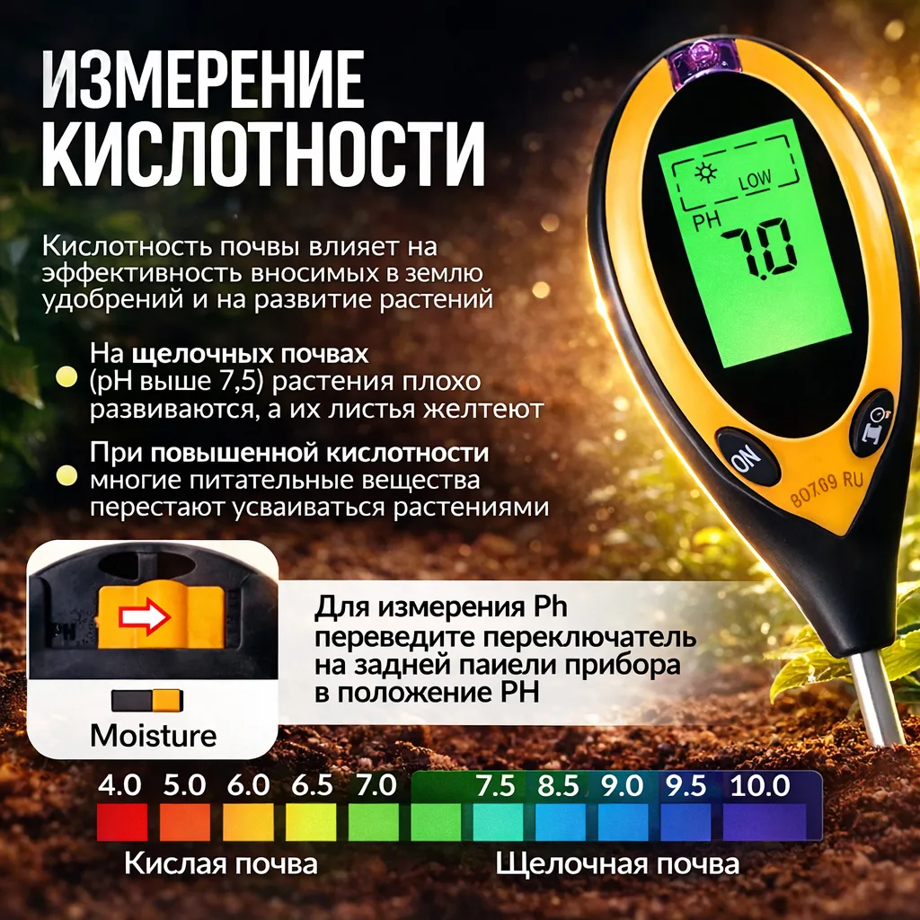универсальный измеритель почвы