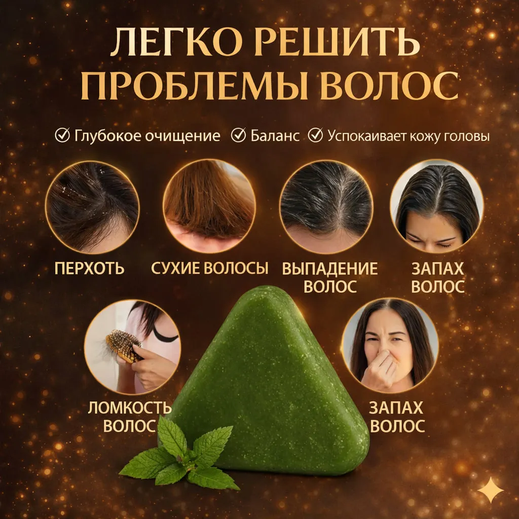 твердый шампунь