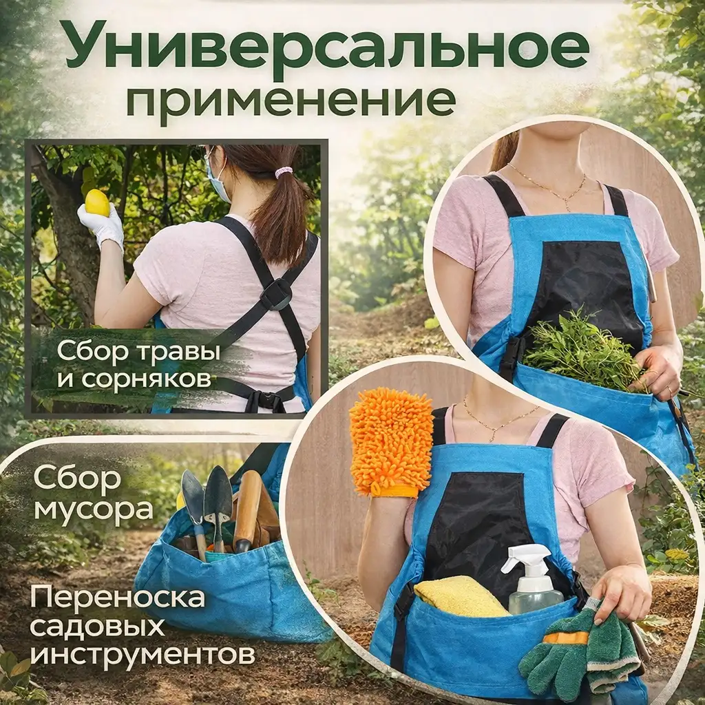 Один фартук — для всего на даче!